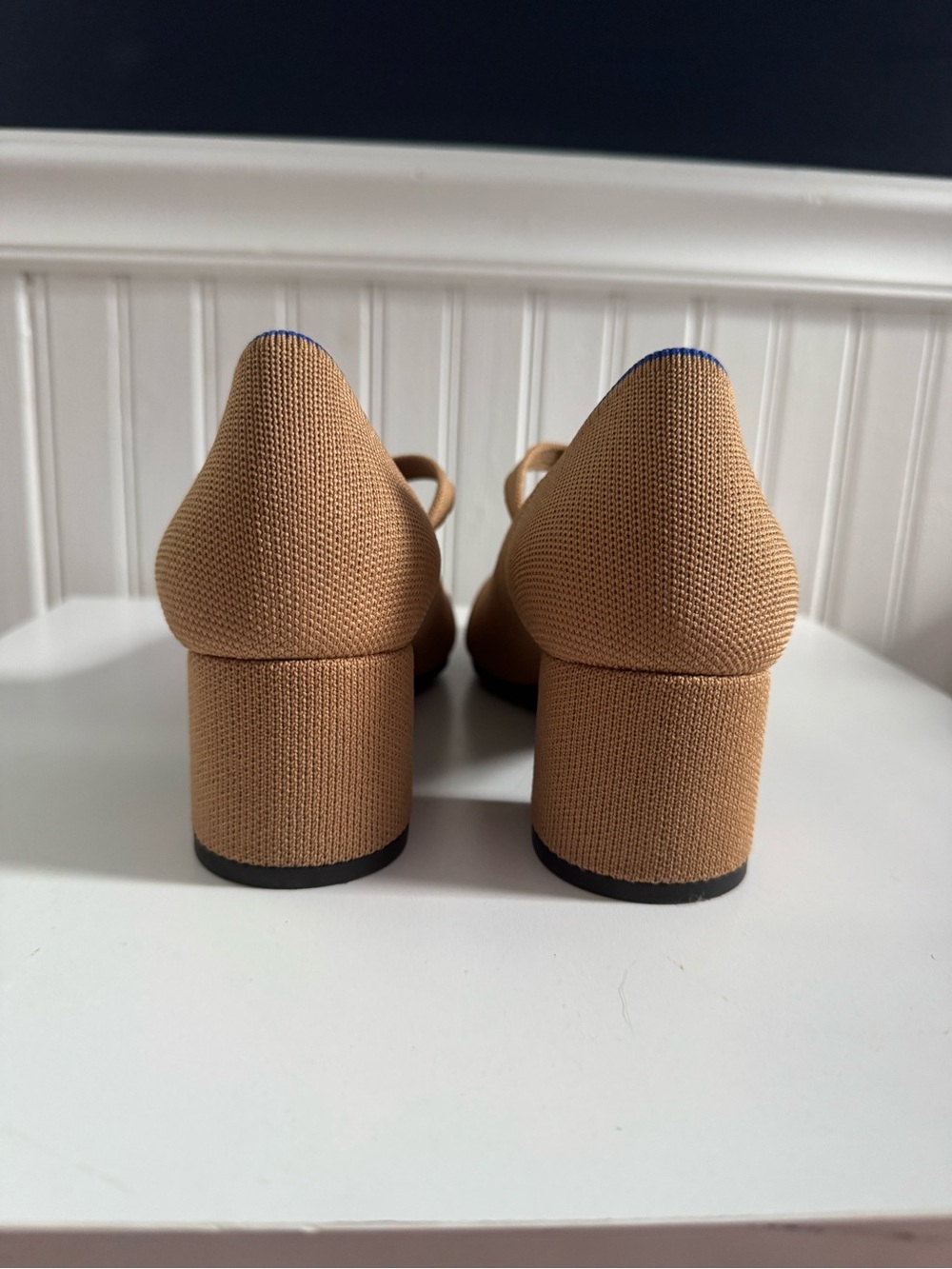 Rothy’s Women's Two-Tone Mary Jane Block Heel Shoes - Brown & Black Size 9 - Picture 4 of 7